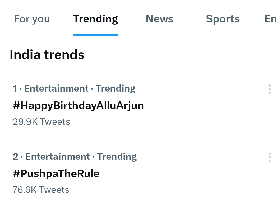 Allu Arjun FC (@alluarjunhcf) on Twitter photo TRENDING 1 & 2 🔥🔥🔥
Sample of PUSHPA rage
MASS LOADING IN THEATERS 🤩
youtu.be/Xcw4dkILsmk
#HappyBirthdayAlluArjun
#PushpaTheRule <a href="/alluarjun/">Allu Arjun</a> TRENDING 1 & 2 🔥🔥🔥
Sample of PUSHPA rage
MASS LOADING IN THEATERS 🤩
youtu.be/Xcw4dkILsmk
#HappyBirthdayAlluArjun
#PushpaTheRule <a href="/alluarjun/">Allu Arjun</a>