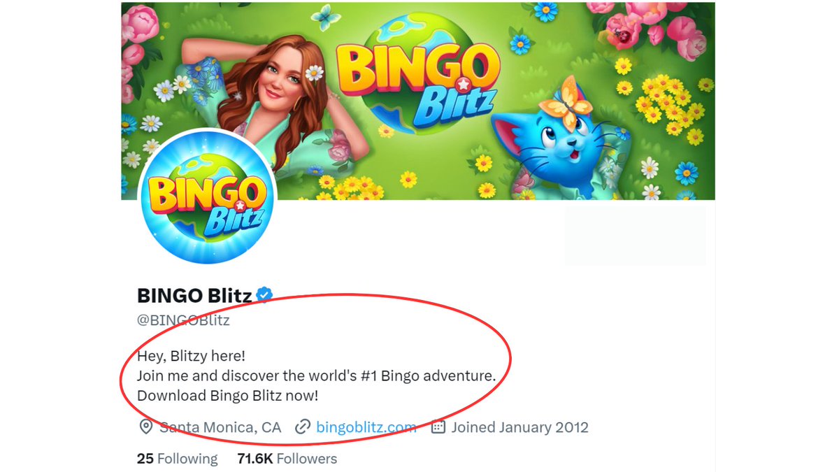 BINGO Blitz on Twitter "Do you see it? 🛑 Our Twitter bio needs a fresh