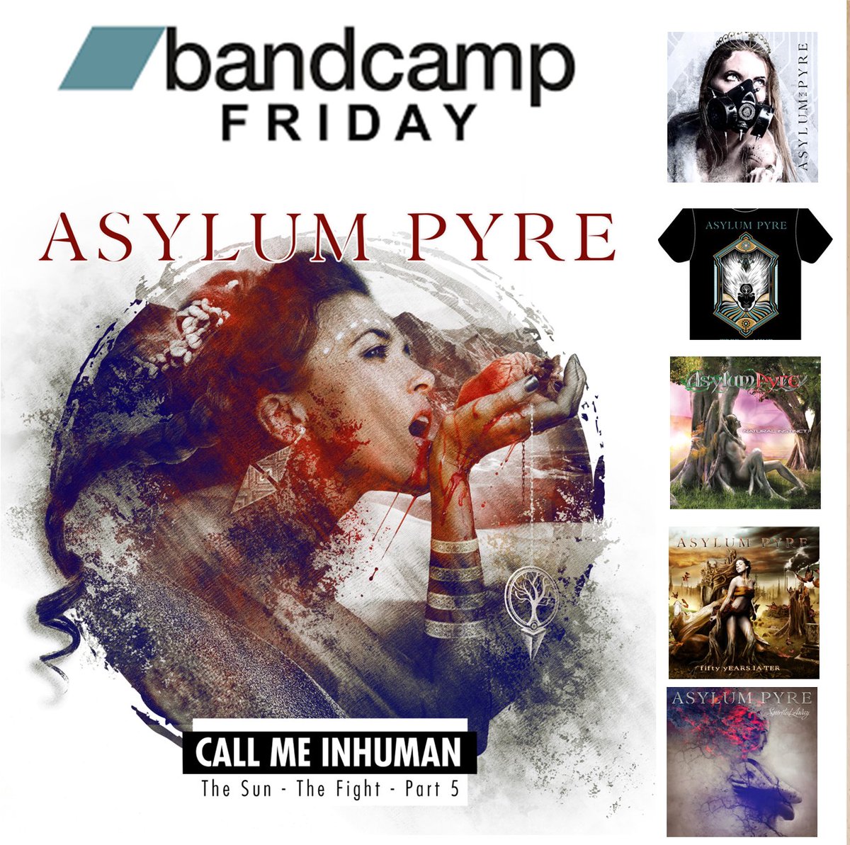 AsylumPyre's tweet image. 😍🔥🌎IT'S BANDCAMP FREE FRIDAY 👌✌️ - Today, in order to support artists, Bandcamp is not taking any fees on sales! !!
----&amp;gt; asylumpyre.bandcamp.com/music

#AsylumPyre #powermetal #melodicmetal #modernmetal #popmetal #femalefrontedmetal #symphonicmetal #progmetalband #frenchmetalband