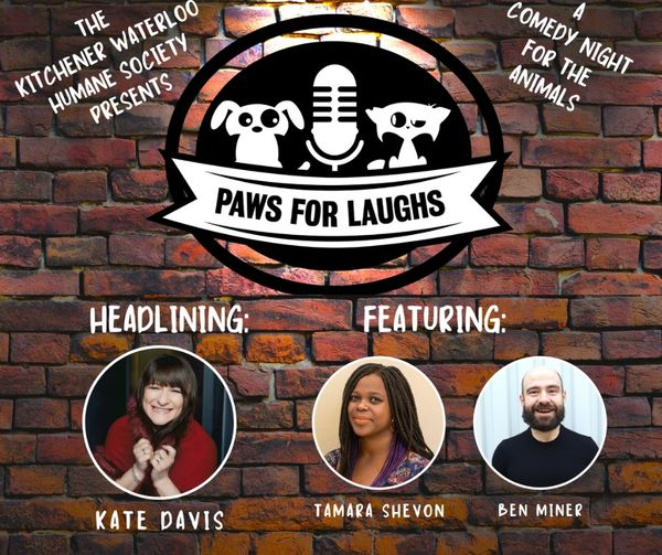 If you're looking for a fun and unique way to support furry friends, come out to the Paws For Laughs Comedy Festival! You'll have a great time while helping to raise funds! Registered here bit.ly/3zC4Fzz #catlovers #ComedyNight #AnimalFundraiser