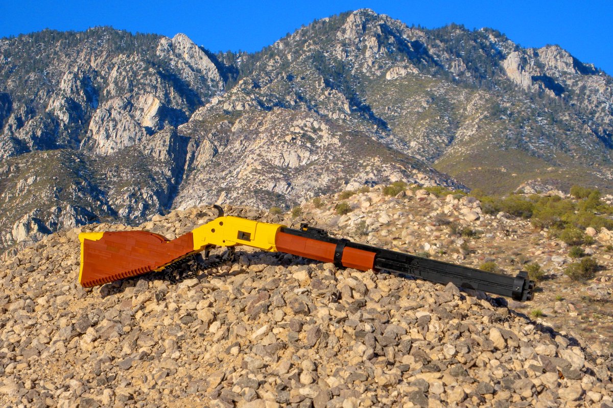 Howdy, y'all! 
Here we have my #LEGO 1866 Saddle Ring Lever-Action Carbine! Based off the Uberti Prop of the same styled carbine! :) 
Video: youtu.be/X7w_IIDTFPY
Instructions are also available on Etsy and MyDifferentUserName.com