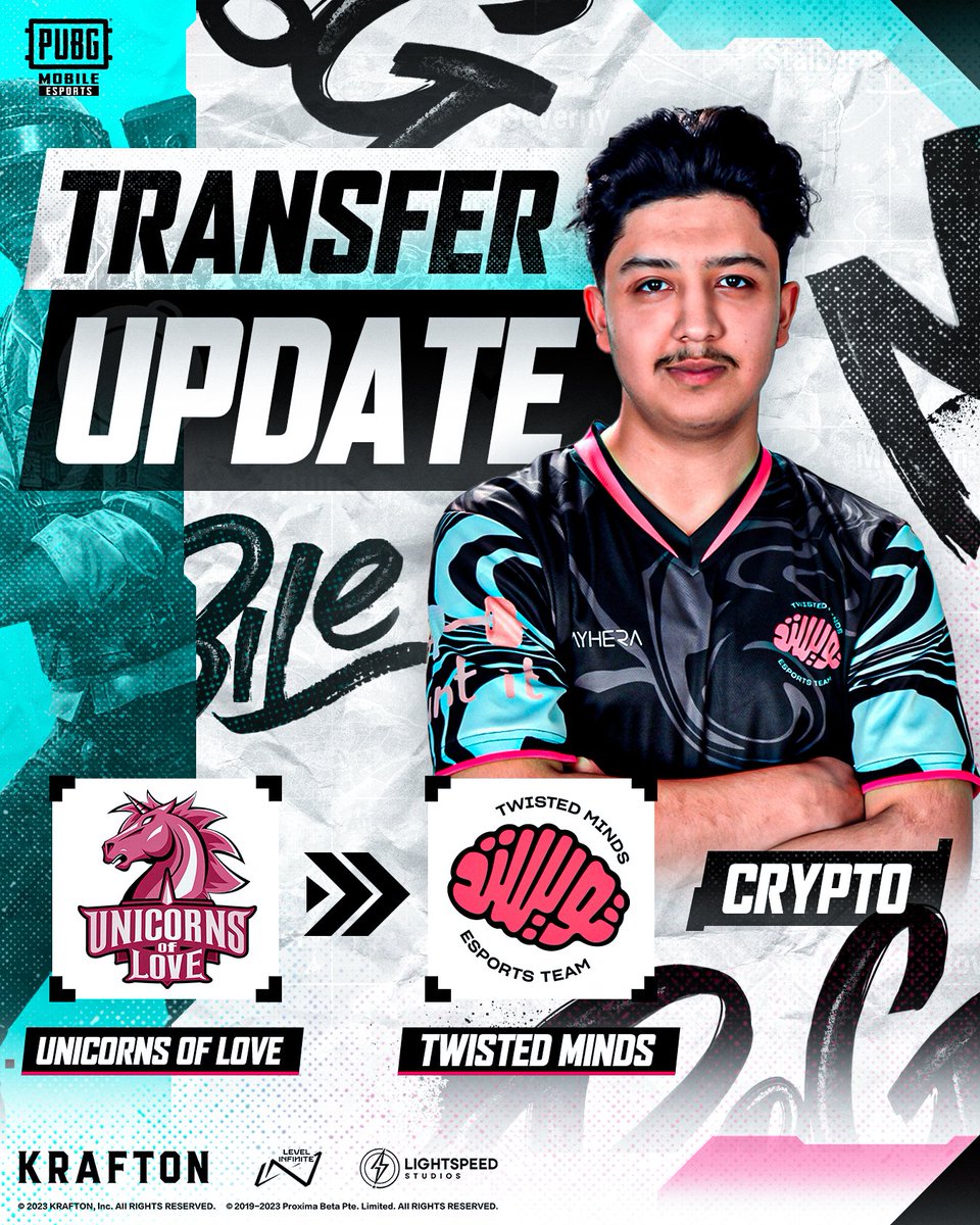 CRYPTO, a player who has played for teams such as STE in South Asia, AGI8  in Pakistan and UOL in Europe for the past two years, recently transferred  from Unicorns of Love