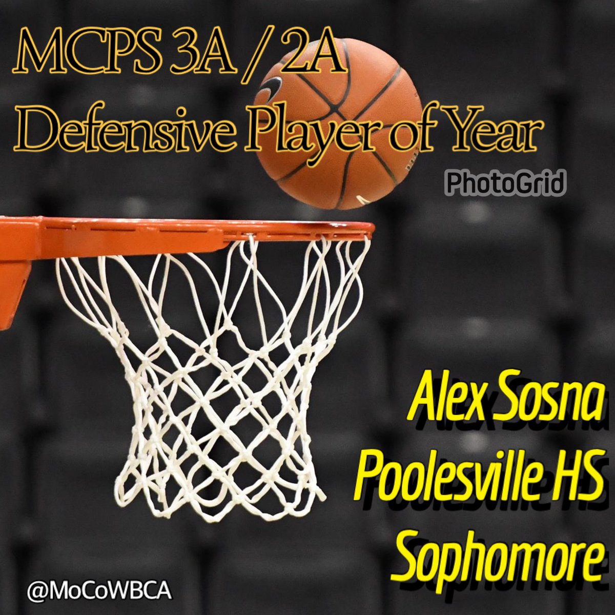 moco_wbca's tweet image. The 3A / 2A Defensive Player of the Year is Alex Sosna of Poolesville HS!

The sophomore averaged 2.3 blocks, 3.9 steals, and 2.6 defensive rebounds a game &amp;amp; had a huge impact on the Falcons!

Congratulations! 🎊 ⛹️‍♀️🏀💯
#MoCoWBCA
#MCPS
@Poolesville_MD 
@PHSFalcons18 
@DCNewsNow