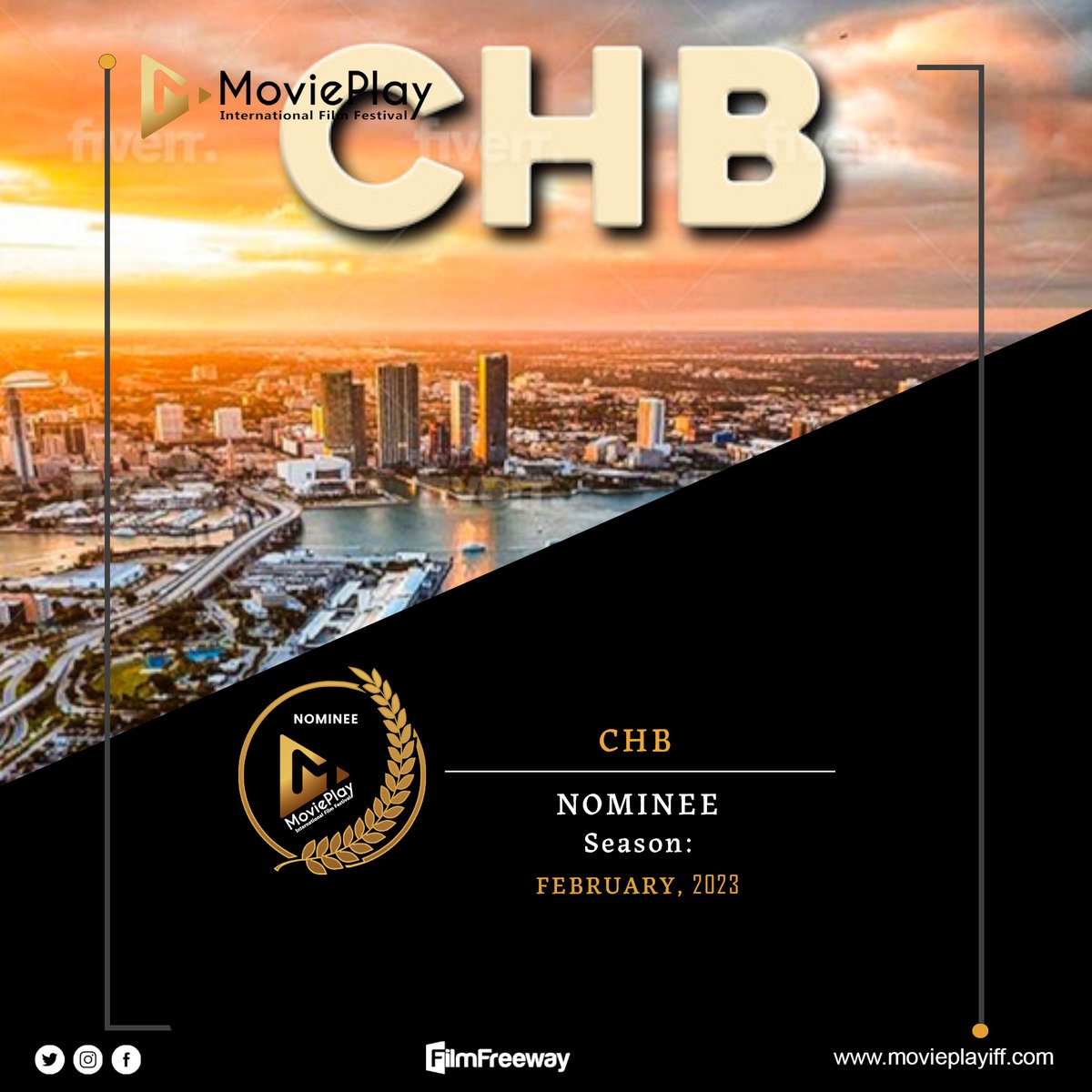 MoviePlayIFF's tweet image. Congratulations JESUS GONZALEZ!

Proudly Presenting the Nominee of February, 2023. 

#movieplay #nominee #shortscript