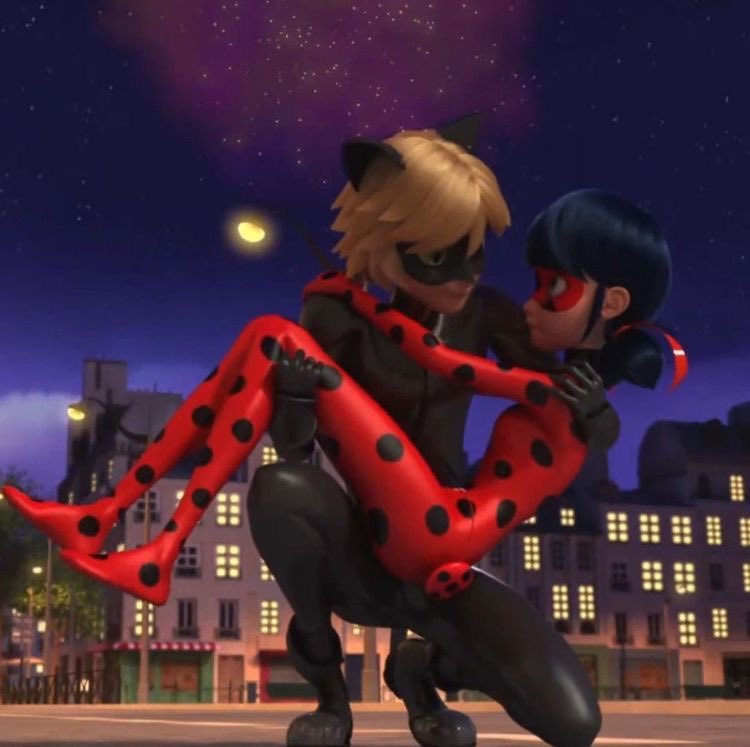 chtsamour's tweet image. you cannot convince me that ladybug wasn’t in love with chat in this moment.