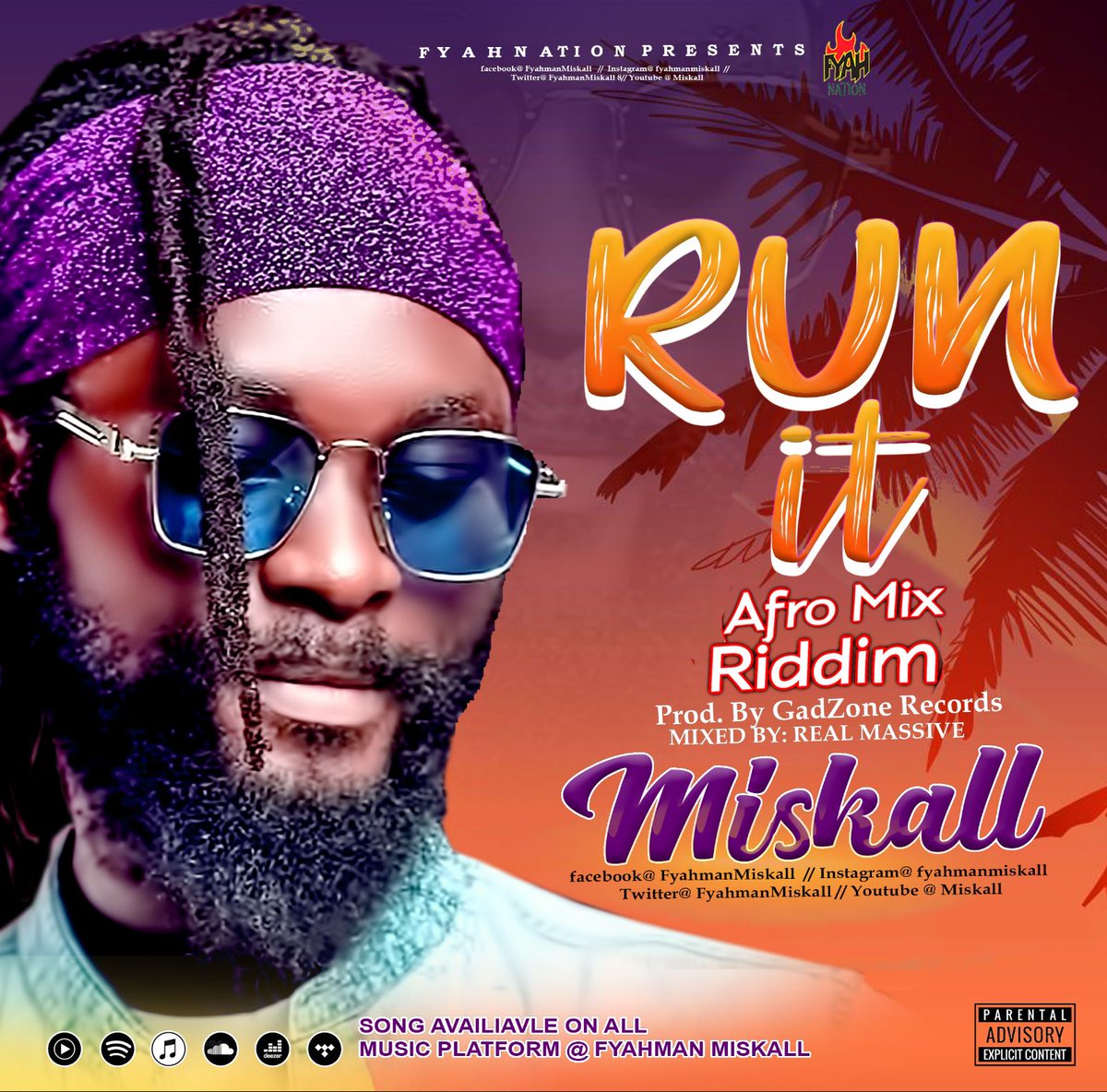 FyahmanMiskall's tweet photo. New Song Alert ... #RUNiT Out Now

https://t.co/LTtGFjIMN1

#More🔥🔥🔥
#FYAHNATION🔥🔥🔥 https://t.co/FbcFsC5IW5
