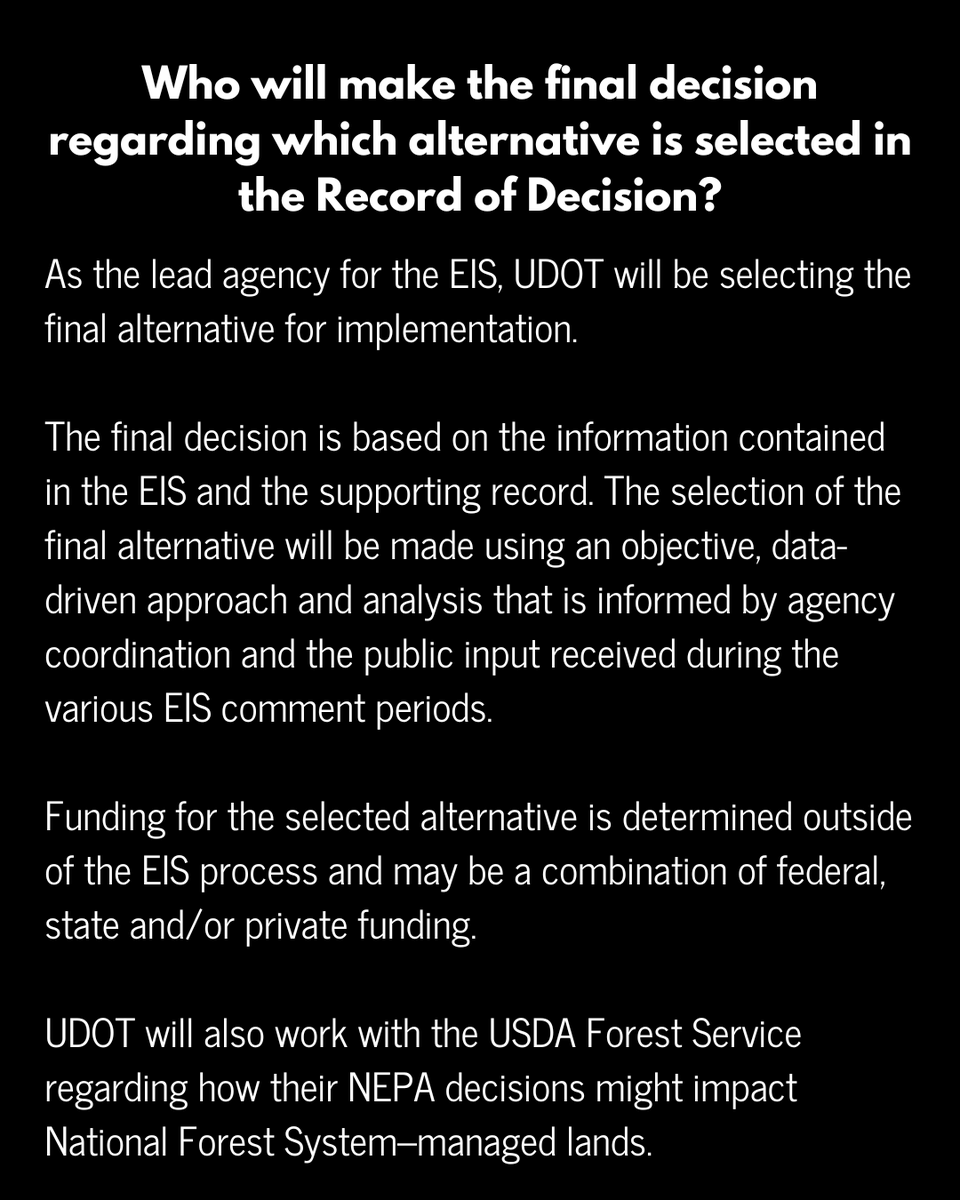 UDOTlcceis's tweet photo. #LCCEIS #SR210
REMINDER: The discussions here are great but we need you to submit your comments through the formal channels to be included in the Record of Decision: website, email, voicemail, written letter or text message. 🔗https://t.co/1YMBY5Nku8 https://t.co/5f252OhxpC