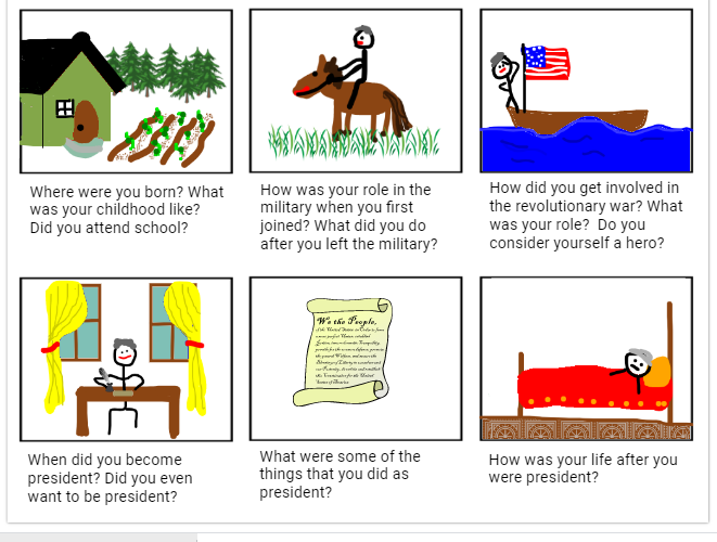 Tech4Learning's tweet photo. Use Wixie's "storyboard" template for a simple way to have students retell events in a fictional story, biography, or historical text. #Wixie #SchoolLibraryMonth #informationaltext #comprehension https://t.co/qPbgKZ4P9l https://t.co/RhCrwpr9vi