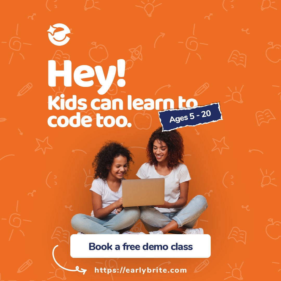 _Earlybrite's tweet image. At earlybrite we have kids who are on their journey to becoming developers.
Technology is changing how we now see life. Don’t limit your child in this age and day.
.
.
.
#codebegin #kidsintech #happymother #parenting #ThursdayThoughts #earlybrite