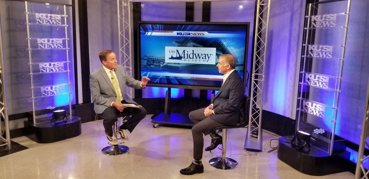 '📣 Exciting news! Terry Kraft, the new President and CEO of the USS Midway Museum, was interviewed on KUSI News yesterday. 
Watch the full interview and learn about his vision for the museum: bit.ly/40MSmMA 
#CEOInterview #Leadership #MuseumNews'