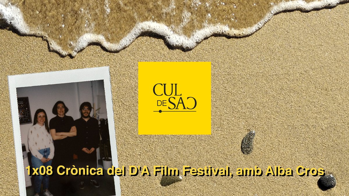 Ja podeu escoltar l'1x08 de CdS! Ens visita @alba_cros i parlem amb la cineasta de la seva trajectòria, les seves influències i d'Alteritats, en aquest programa especial dedicat al @DAFilmFestival🎬

Escolteu-nos a:
Spotify➡️open.spotify.com/episode/2y47zS…
iVoox➡️ivoox.com/1-08-cul-de-sa…