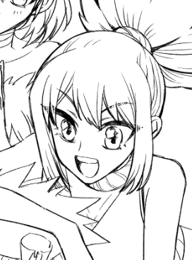 終わらないお祝い絵(色塗り中)
女の子描くの楽しかった 
