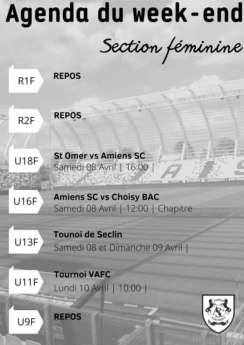 Amiens SC Féminines tweet media