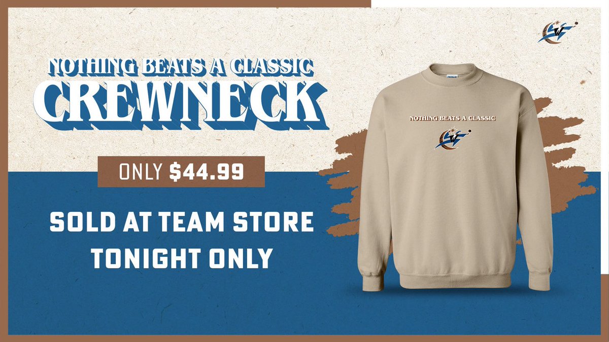 @TeamshopatCOA (@teamshopcoa) on Twitter photo Nothing beats a classic, like this crewneck! Make sure to come shop today! 🌟⭐️ <a href="/WashWizards/">Washington Wizards</a> Nothing beats a classic, like this crewneck! Make sure to come shop today! 🌟⭐️ <a href="/WashWizards/">Washington Wizards</a>