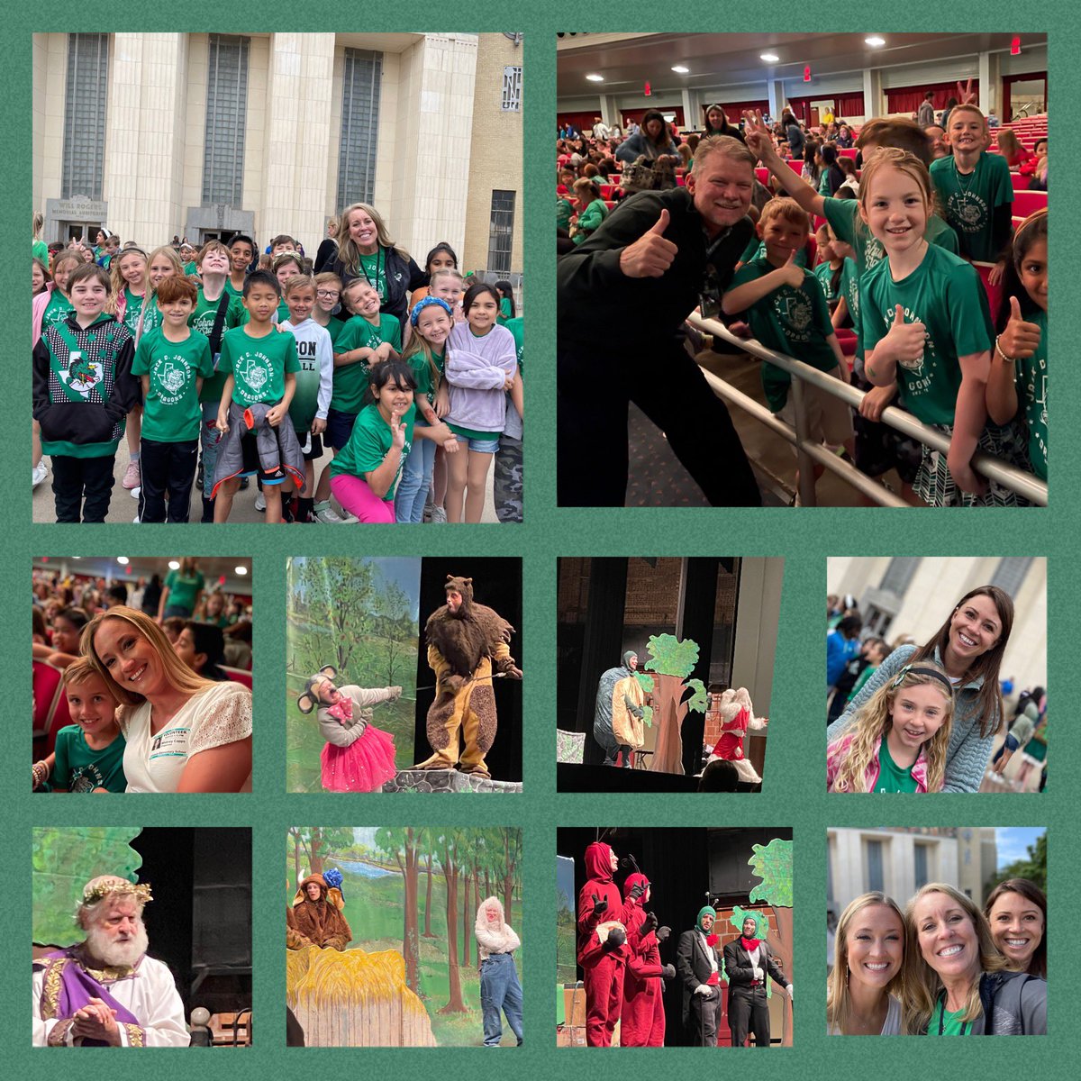 Thank you to our #JESPTO for an awesome field trip to see Aesop’s Fables in Fort Worth… and our chaperones and <a href="/MrHolladayJES/">Patrick Holladay</a> for joining us😃 <a href="/Jack_D_Johnson/">Jack D. Johnson</a> #JESfamily