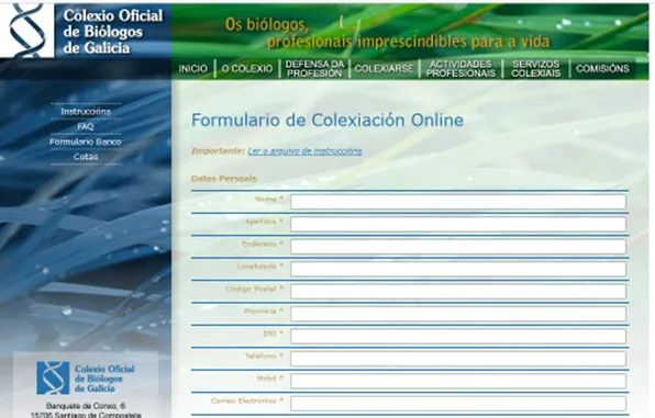 COBGalicia's tweet photo. Colexiación online: xa podes colexiarte de xeito sinxelo! Consulta ás cotas reducidas para recen graduados/as https://t.co/XbptyByGld #colexiación #quefanosbiólogos #xuntossomosmais #biólogo #bióloga #emprego #Galicia #quefanasbiólogas https://t.co/URYz7IRc0A