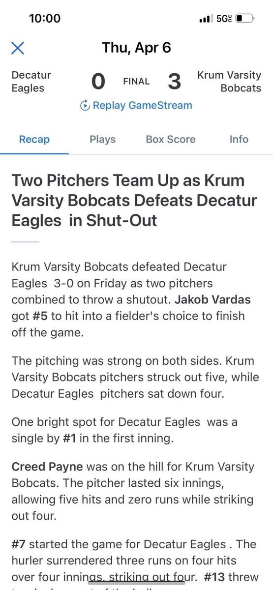 Creed Payne tweet media