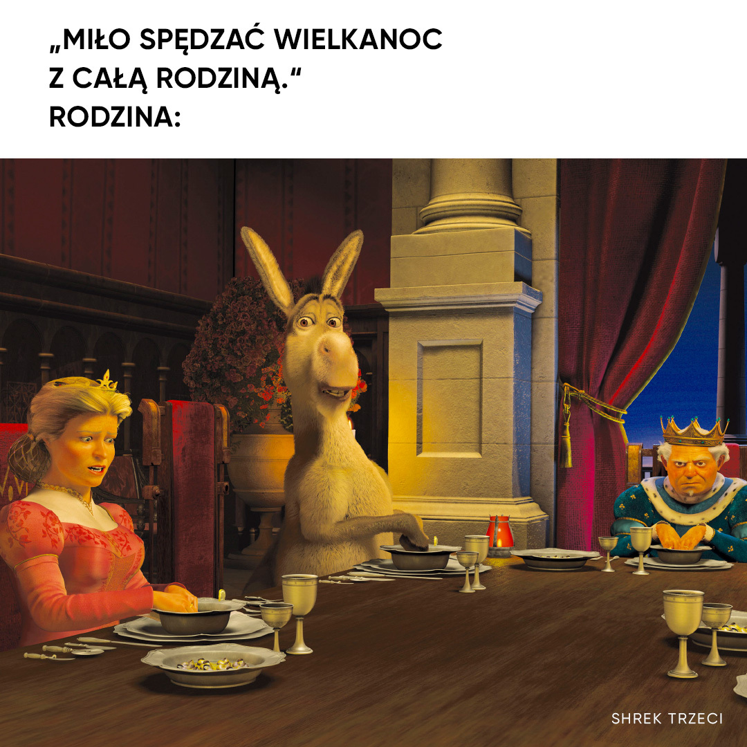 HBOMaxPoland's tweet photo. Hmm, może to dlatego rodziny spotykają się od święta? 📷
"Sukcesję", "Ród smoka" oraz "Shrek Trzeci" obejrzycie w HBO Max. 📷#HBO #HBOMax https://t.co/Zy42HmTktj
