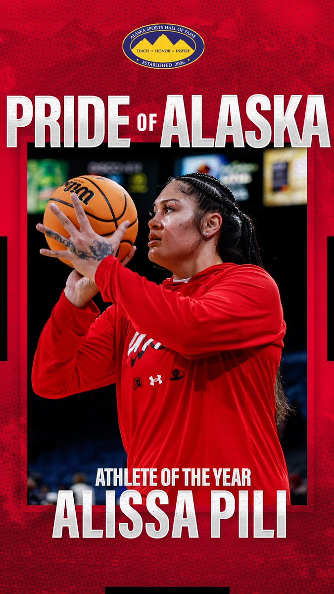 UTAHWBB's tweet image. 𝖶𝖾 ♥️ 𝗈𝗎𝗋 𝖠𝗅𝖺𝗌𝗄𝖺𝗇! 

@alissa_pili is one of four winners of the Pride of Alaska Awards as an Athlete of the Year by @AKSportsReport 

#GoUtes