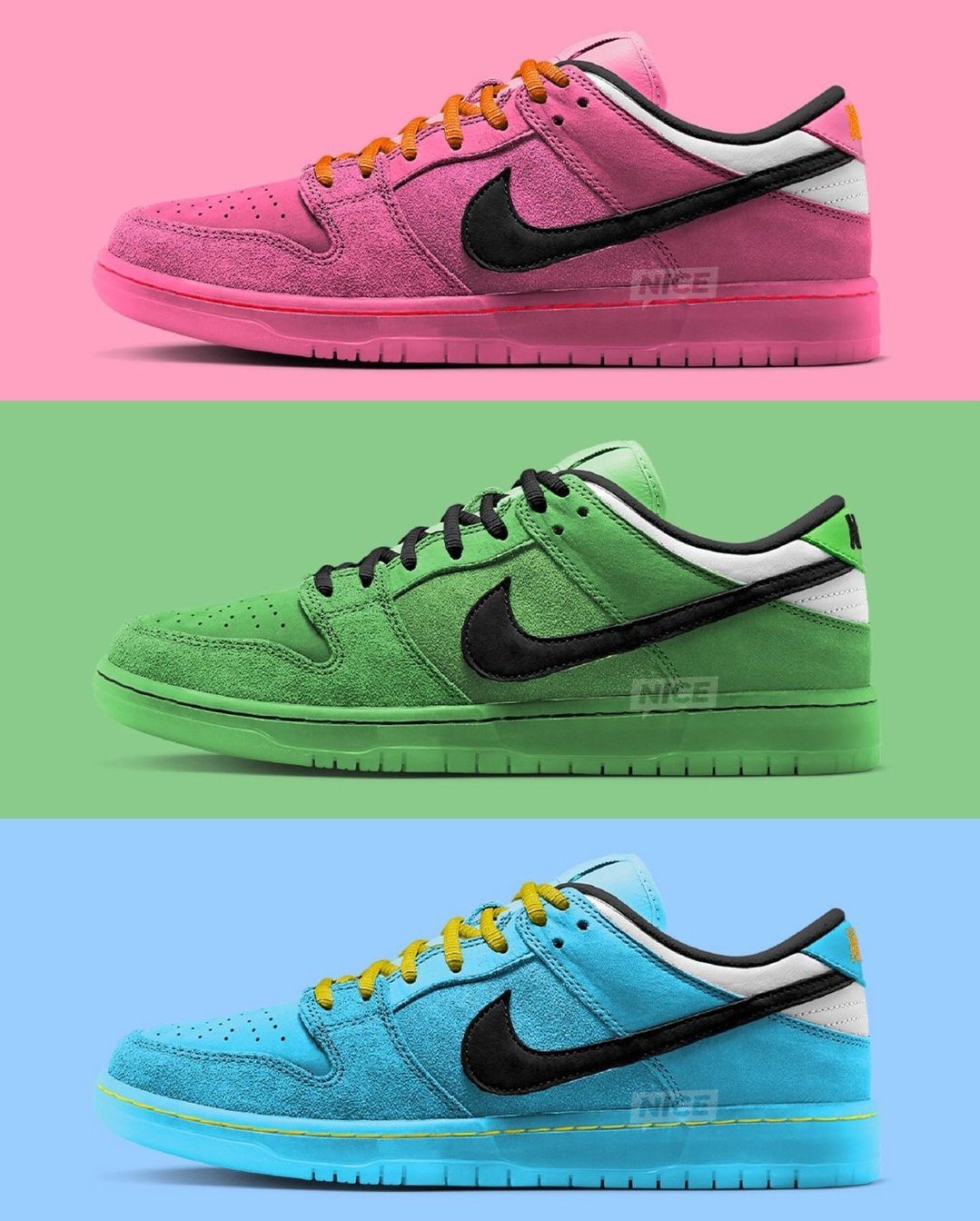 Nadie Mencionar seguro 👁️ Sneaker Visionz 👁️ on Twitter: "Nike SB x The Powerpuff Girls  Releasing Holiday 2023 ❤️💙💚 https://t.co/XR5q9uVauV" / Twitter