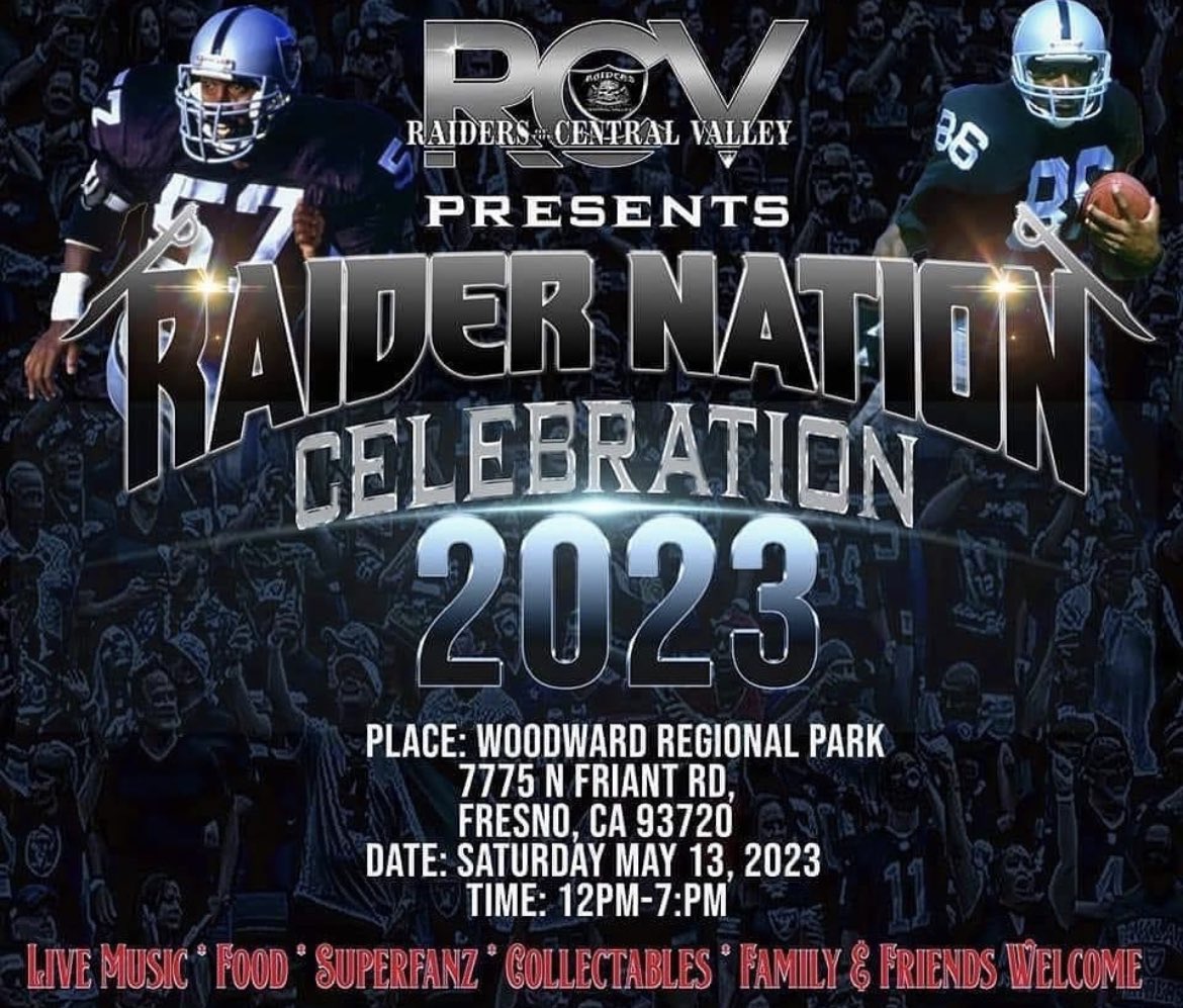 RaiderCannon's tweet photo. TGIF #RaiderNation 🏴‍☠️
Check out my RaiderNation event thread below and add preseason fan events in your area.
First up May 13th in Fresno

… and thanks for likes, follows and comments! 
@GlobalPhotopro @raidersfyi @trooper91 @mboss310 @jacks3s @FlyinPupusas @WarlordRaider https://t.co/RC3PxRUW3y