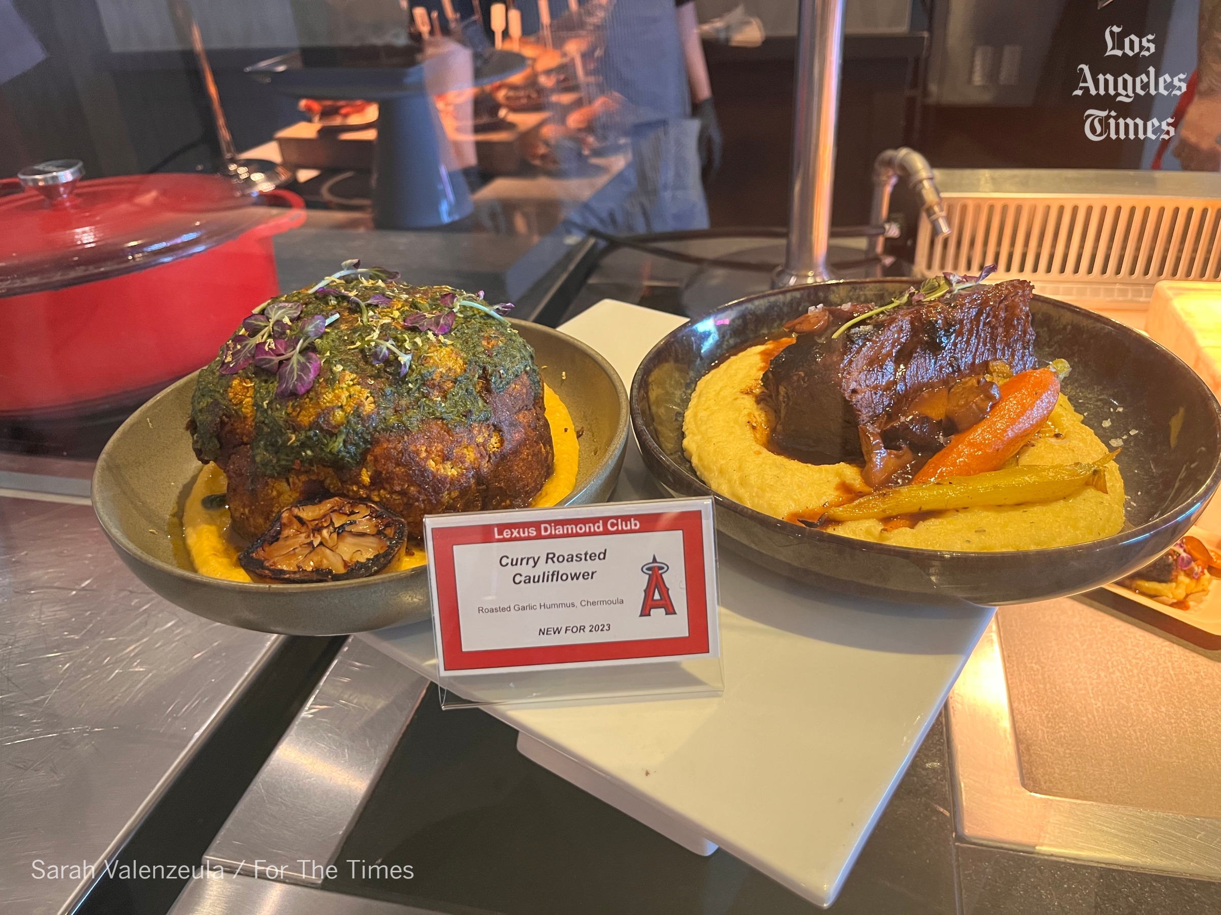 Los Angeles Angels food curry roasted cauliflower