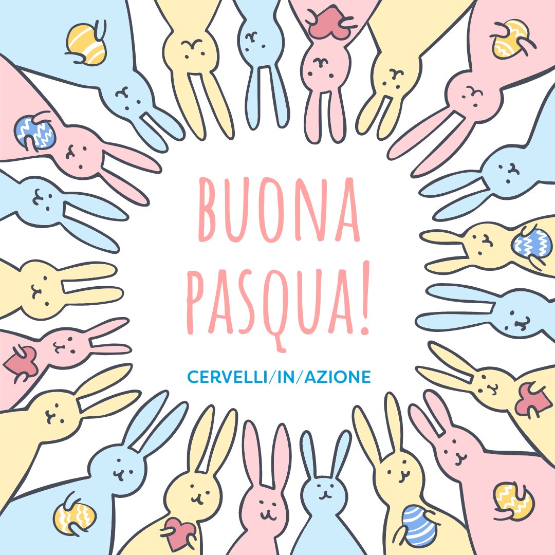 📷 Tanti auguri di buona #Pasqua a tutte e tutti dal team di #CervelliInAzione!

#buonapasqua #pasqua2022