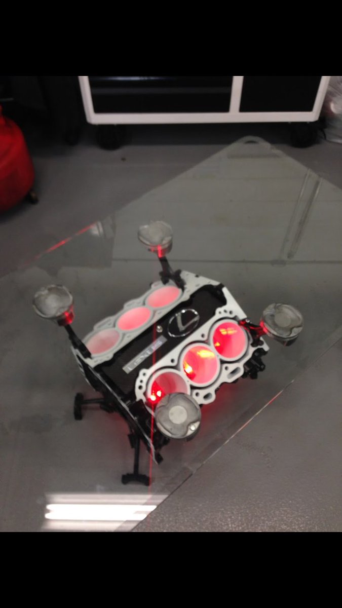 Josiah_TKA's tweet image. #lexus #engineblock #table beautiful works of art #tka