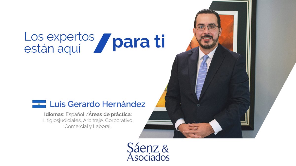 saenzasc's tweet photo. Luis tiene experiencia en las áreas de formalización de instrumentos crediticios y garantías para Instituciones Bancarias locales y regionales. https://t.co/j8wT7Veazn