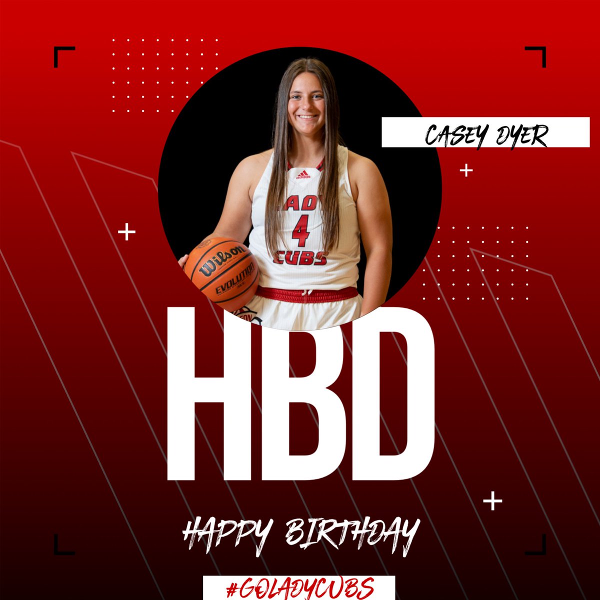 🏀🎂HAPPY BIRTHDAY🎂🏀
Happy Birthday Casey!!!  Casey was a rock star on the court and is currently killing it on the softball diamond!  We hope you have a great day!!!