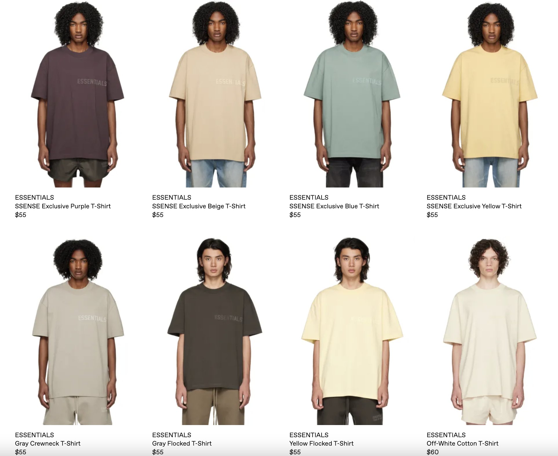 関税込み＊FEAR OF GOD ESSENTIALS＊SS23 Tシャツ「サンド」 Fear of God Essentials SS Tee Sand Men's - SS23 - US