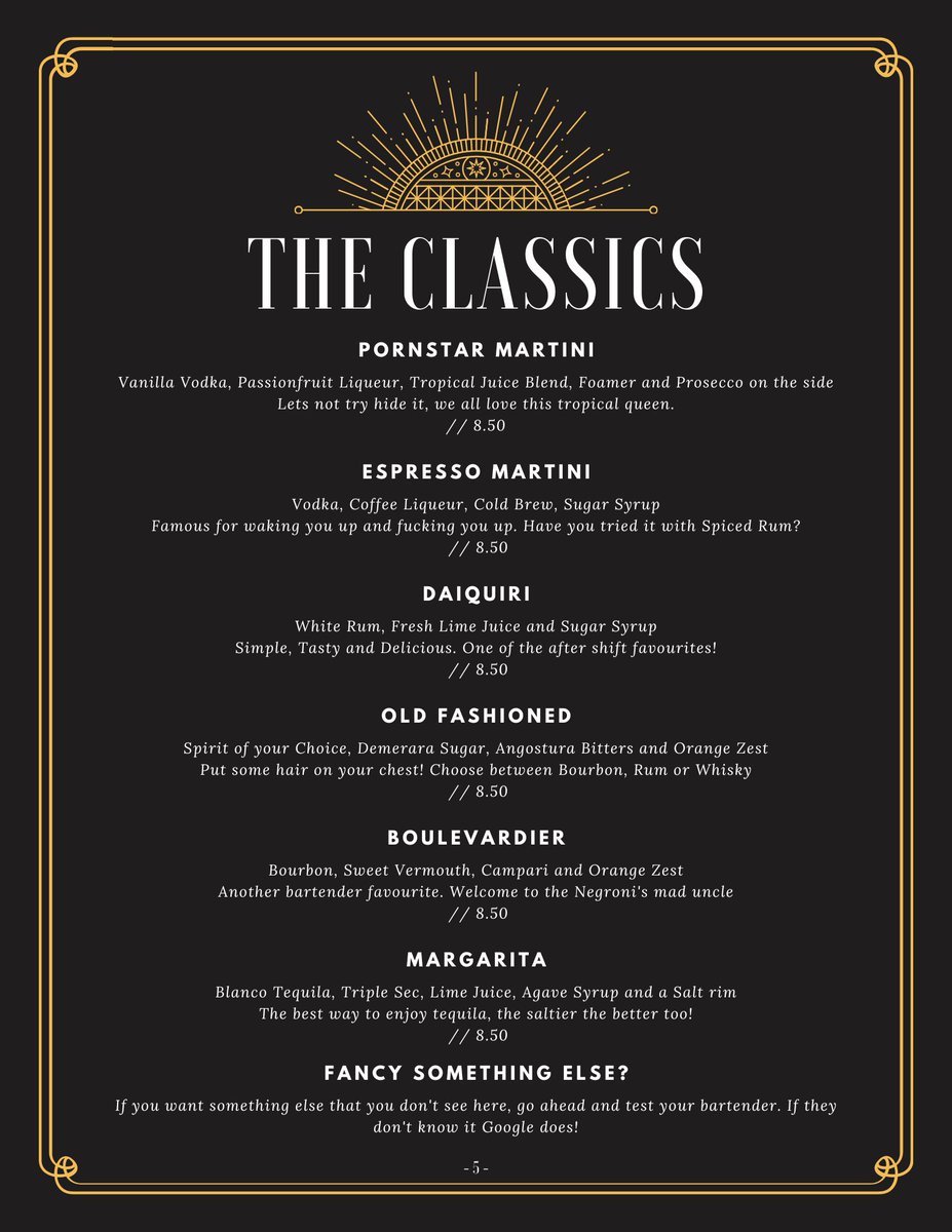 We are super excited to have launched our new spring cocktail
Menu. We are the masters of our craft. So why not swing bye and give some of these a try #cocktail #new #menu #dundee #tay #themasters #thepassion