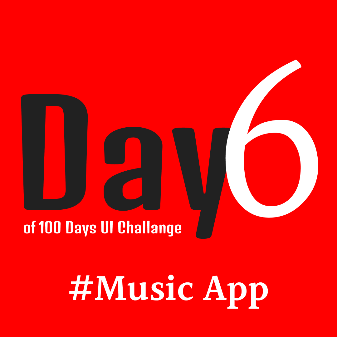 Oggyszone's tweet photo. Day 6/100: Music App

#dailyui #100dayuichallenge #UXUI #UIUX #appdesigner #userexperiencedesign #designer #productdesign #figma #mobiledesign #uxuidesign #uiuxdesigner #interactiondesign #uxresearch #dailyuichallenge #inspiration #mobileappdesign #web #websitedesigner https://t.co/le8MbUbgCP