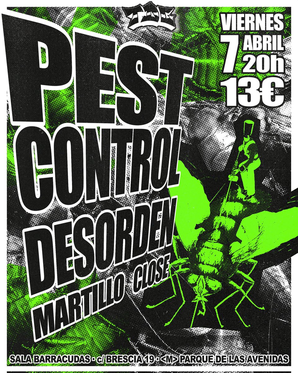closehardcore's tweet image. GOGOGOGO! Esta noche a las 21.00 al final, estamos en Barracudas junto a Pest Control, Desorden y Martillo
.
.
.
.
Nos vemos en nada!