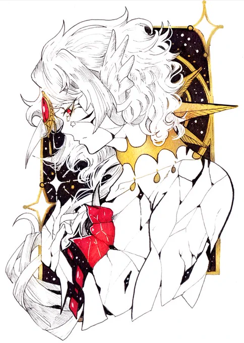 I have a lot but this i thingk the more iconic i made with emotions and RP  starNew starCursed Witch  