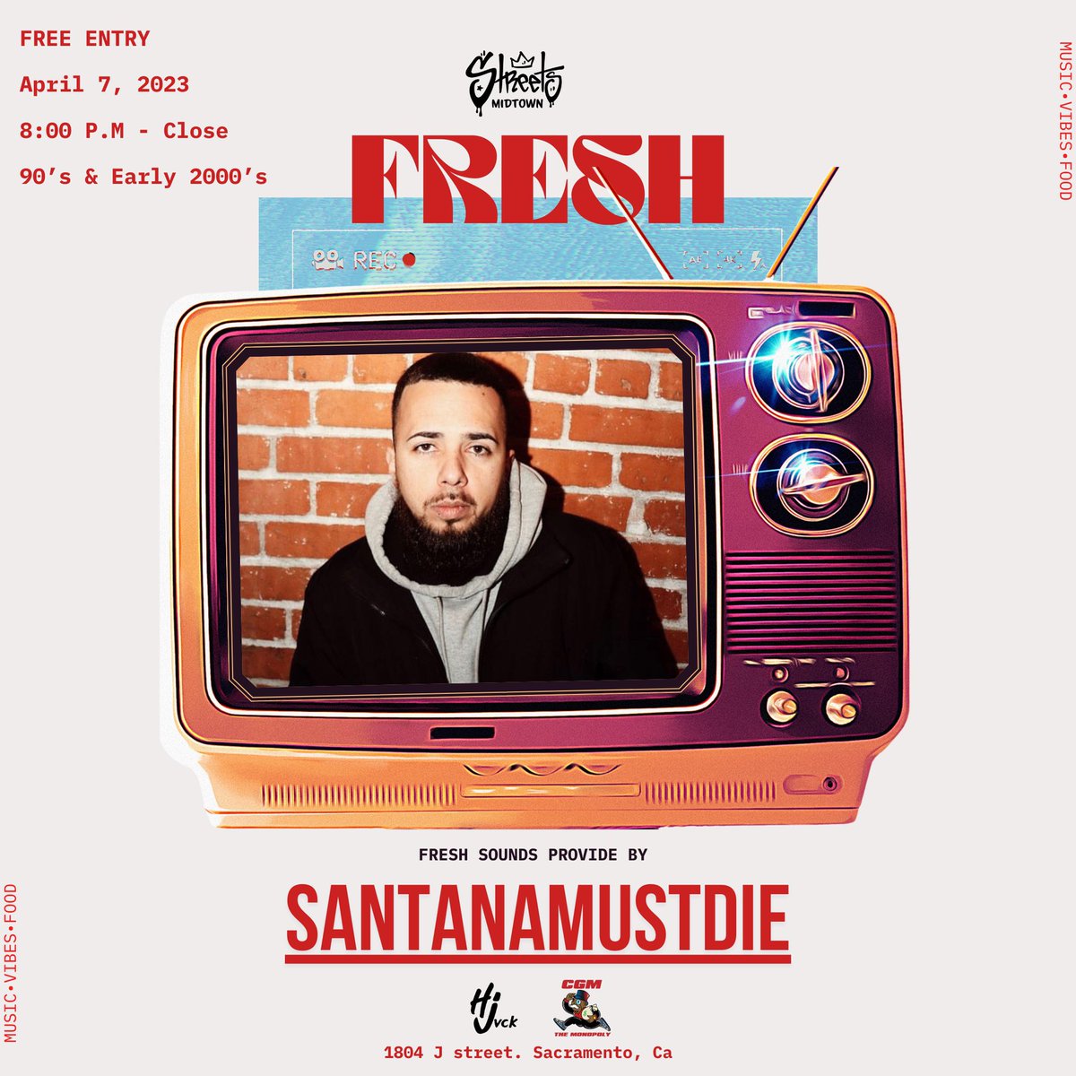 We’re back at it. 

When she ask why I look like that. Tell her “because I’m FRESH”.
.
<a href="/SantanaMUSTDIE/">THE ALMIGHTY</a> will be in the building tonight <a href="/StreetsMidtown/">Streets Pub and Grub</a> playing all the fresh 90’s and 2000’s music. 
.
.
#SacramentoKings vs #Warriors will be on the tele, see you there. 
#Sacramento