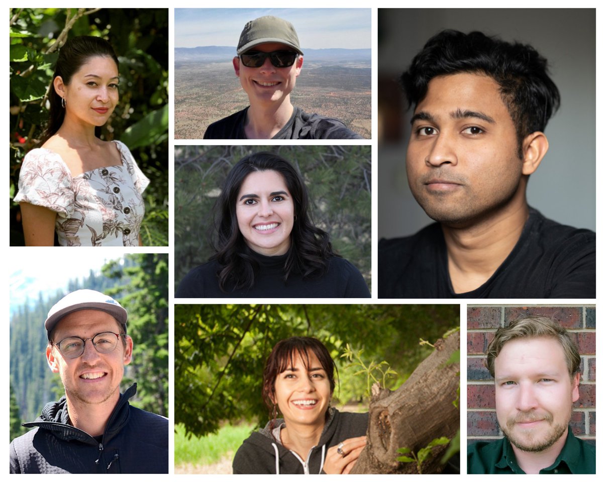 usgs_climate's tweet photo. It wouldn't be #FireFriday without our #FutureOfFire Climate Adaptation Postdoc fellows! 

Finish #GradStudentAppreciationWeek by reading about our grad students' research to understand how #ClimateChange impacts wildfire patterns across the country 🔥

https://t.co/Lo4UrRVVDD https://t.co/3toOgWj5Ag