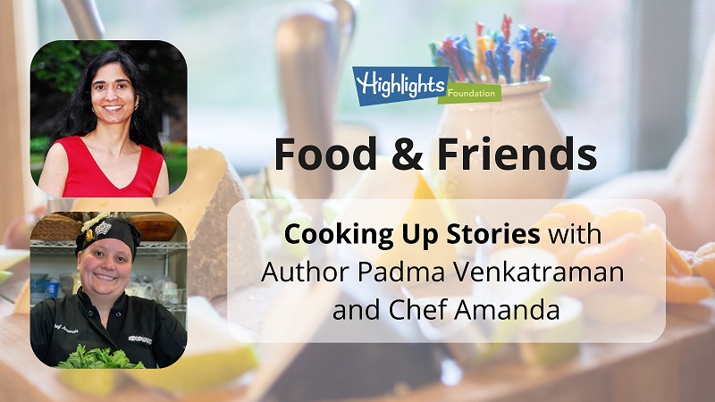 HighlightsFound's tweet photo. New month, new recipe! 😋
Our Chef Amanda & author @padmatv pair up to share a recipe & writing prompt for our @HighlightsFound family. Padma creates the prompts based on a book from one of our faculty, and #ChefAmanda shares a recipe from the kitchen at the Barn. https://t.co/CSWKGI5LnA