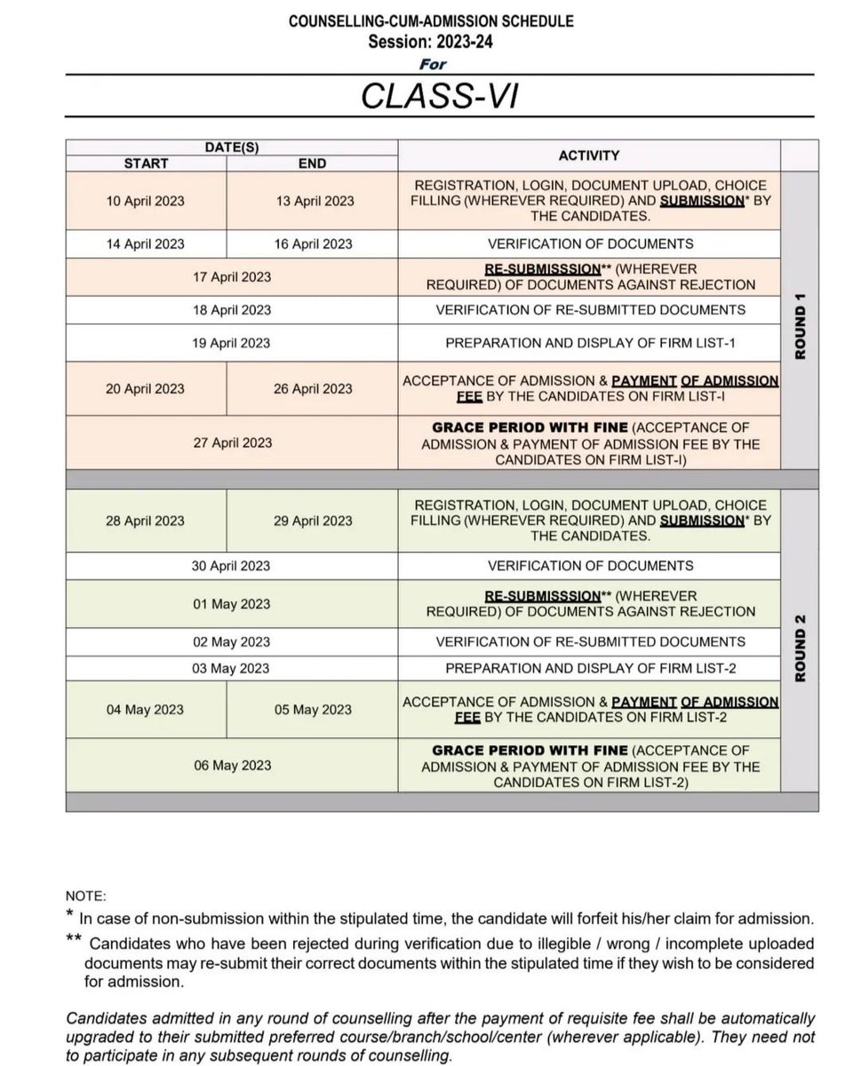 LSWSA_amu's tweet photo. Counselling-cum-admission schedule
Of class-VI
For the session #2023-24 In
ALIGARH MUSLIM UNIVERSITY
@LSWSA_amu
@AMUofficialPRO
#aligarhmuslimuniversity #amuadmission
#amuadmissions #session2023-24 https://t.co/HYrVXVvvUk