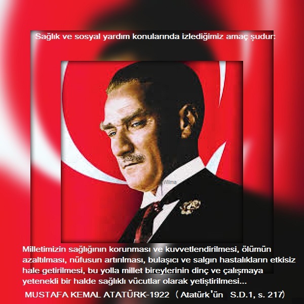 #DünyaSağlıkGünü Sağlıklı birey, sağlıklı toplum ancak bilimle mümkündür. Var mı?
#MustafaKemalATATÜRK, sağlık alanında yaptığı devrimlerle ,1922'de Türkiye'de 337 doktor 44 sağlık memuru vardı, aşılar ülkemizde üretilmekteydi.