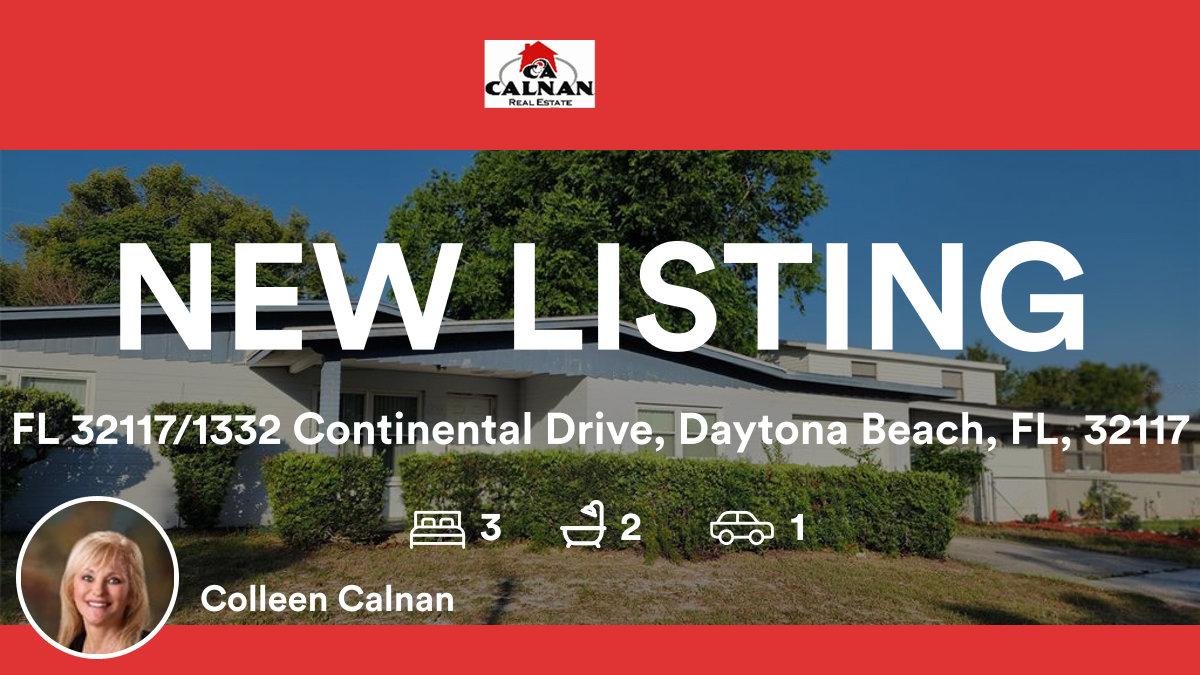 CalnanReal's tweet photo. 🛌 3 🛀 2 🚘 1
📍 FL 32117/1332 Continental Drive, Daytona Beach, FL, 32117

My latest listing on RateMyAgent.
 bk3173311
https://t.co/jML0mwGokM

...
#ratemyagent #realestate https://t.co/CKFIgKX9Hw