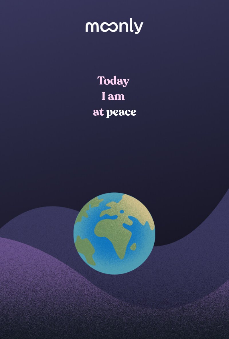 And I hope everyone can find some peace in their day today! 🤗
#Moonly #affirmations #affirmationoftheday #PositiveVibes #PositiveEnergy #Peace