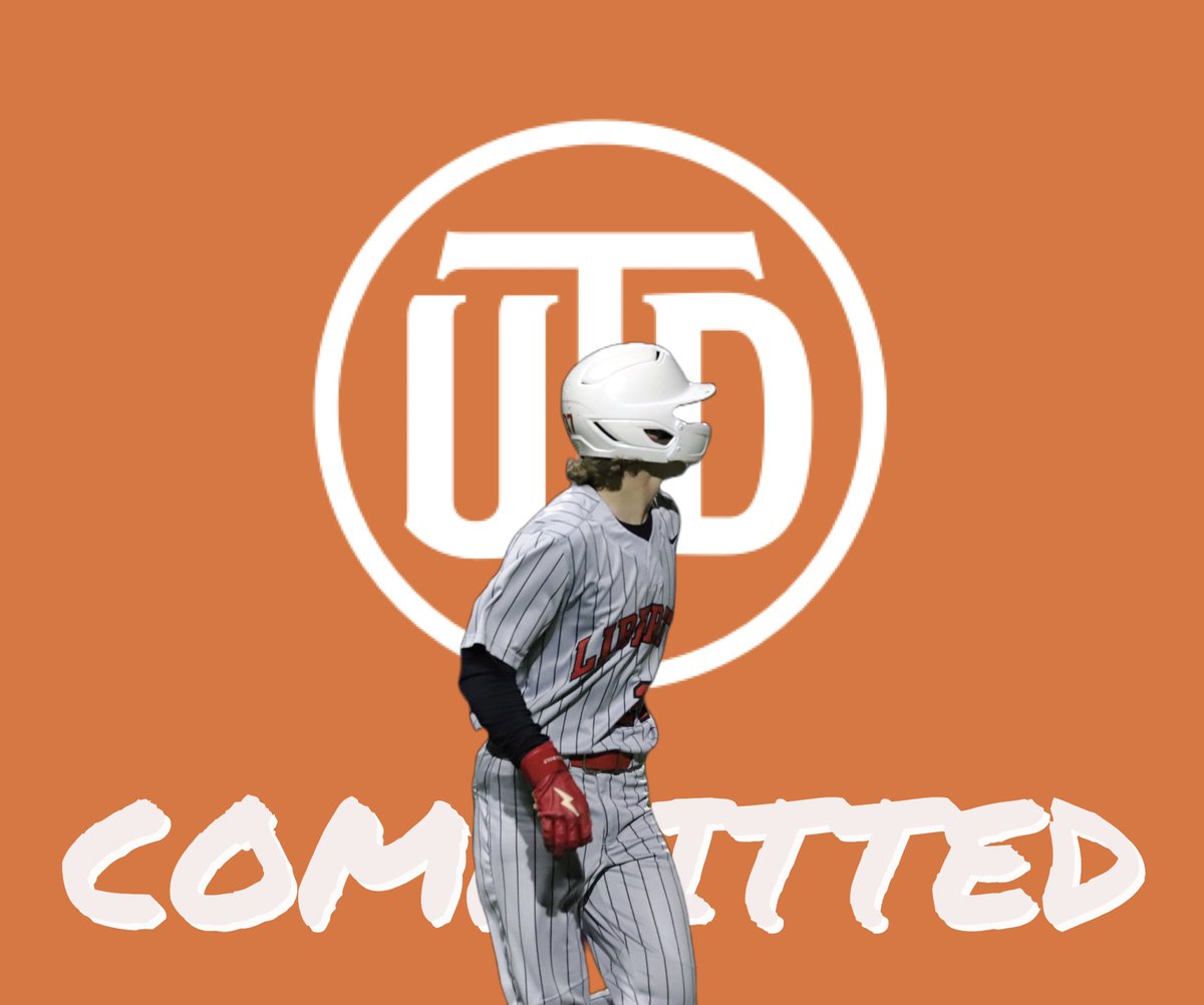 I am blessed to announce my commitment to the University of Texas at Dallas. I would like to thank my coaches and family for helping me reach this point. Go Comets! ☄️ <a href="/UTDBaseball/">UT Dallas Baseball</a> @StixEastBB <a href="/LHS_RedhawkBSBL/">Liberty Redhawk Baseball</a>