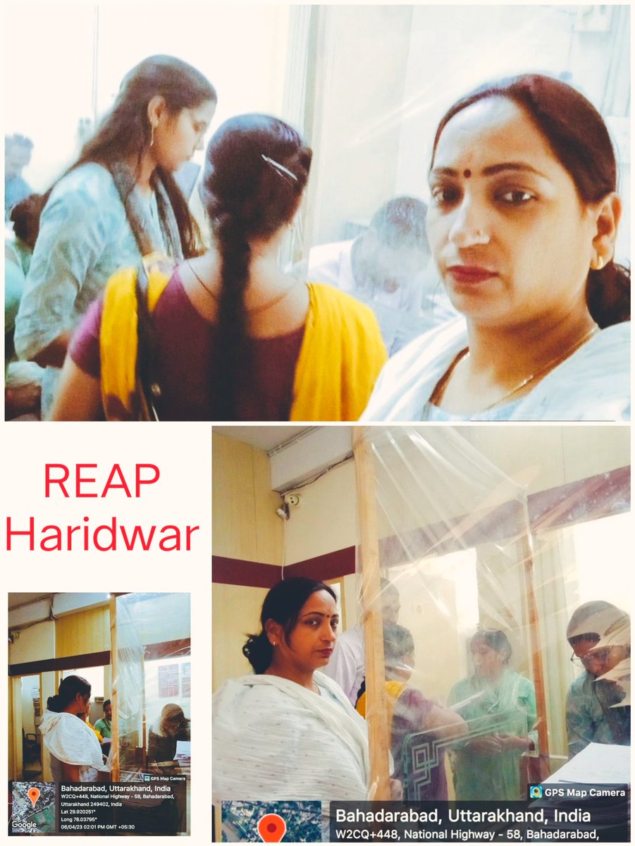REAPUttarakhand's tweet photo. REAPHaridwar: On 06.04.2023 Shraddha #CLFs of Bahadarabad opened savings bank account under #UGVS_REAP scheme.
#KM
#Account_opening
#livelihood
@REAPUttarakhand
@ganeshjoshibjp
@Bahadrabad_RDUK
@ukcmo
@IFAD
@MoRD_GoI
@SANJAYK47559742
@CDOHaridwar
@basa… https://t.co/YNwu08EVji