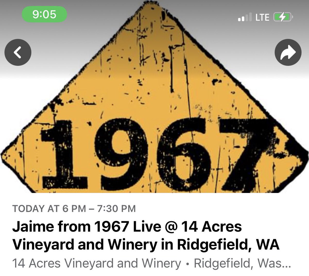 1967band's tweet photo. See you tonight Ridgefield, WA! 6p! All Ages. @14_acres @jkrprozack https://t.co/hy01D7kdT6