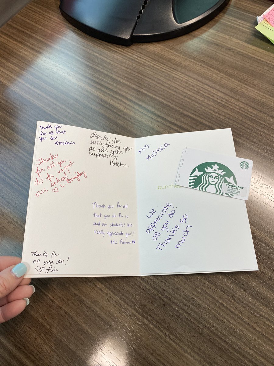 Jamiebenriquez's tweet photo. Really felt the love this week! Thank you all!!
#APappreciationWeek #CFISDspirit #APlife #WeAreBane #BaneElementary https://t.co/OBq9I29n4t