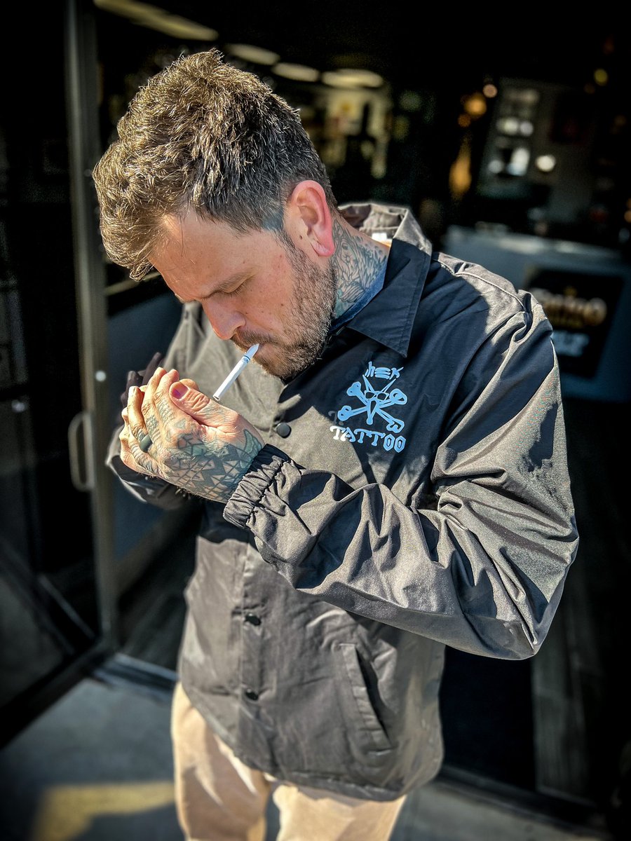HEKTATTOO's tweet photo. Matty Higgins rockin that HEK X BONES wind breaker. https://t.co/pozdFmGnK4