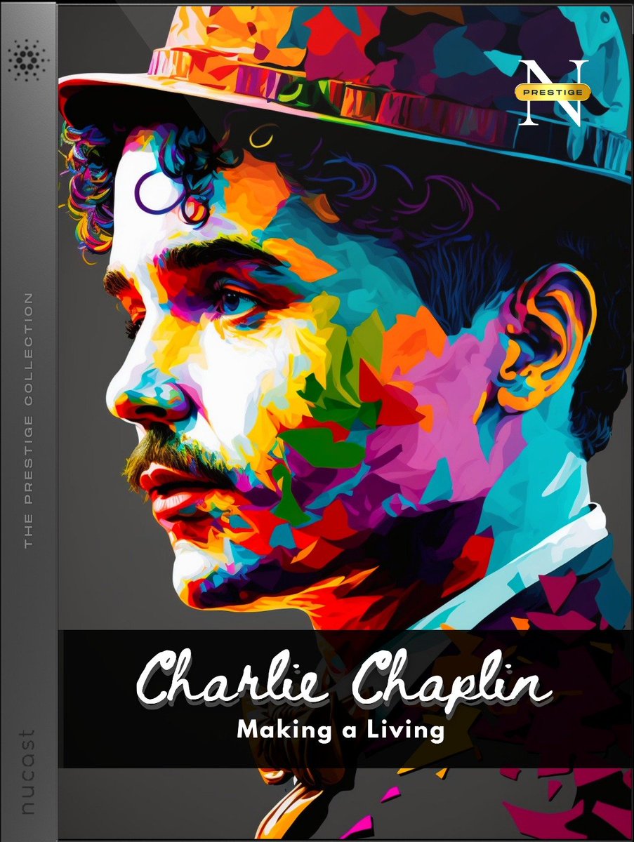 To celebrate our upcoming #CharlieChaplin "Making a Living" #NFTDrop on April 10th, let's do a #Giveaway 

Supply: 500🎞️
Price: 40A/28A Atman/36A LLC 📽️

Own #Cardano history with this exclusive drop!🔥

🎊 Follow <a href="/NucastIO/">Nucast.io</a> 
🎊 RT &amp; Like
🎊 Tag someone that loves #Movies 

1/4
