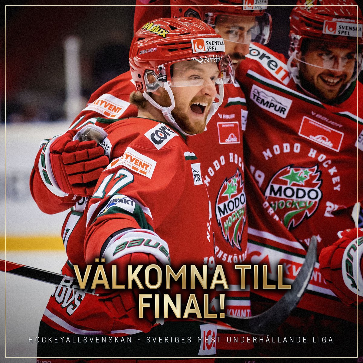 Välkomna till final, <a href="/MoDo_Hockey/">MoDo Hockey</a>!
📷 Mattias Mårdner
#twittpuck #hockeyallsvenskan #sverigesmestunderhållandeliga