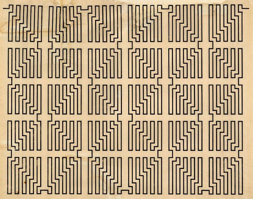 FedeItaliano76's tweet photo. Maze-like drawings from a single, continuous line by Polish architect and engineer Wacław Szpakowski (1883-1973) https://t.co/CWosTIP4x1